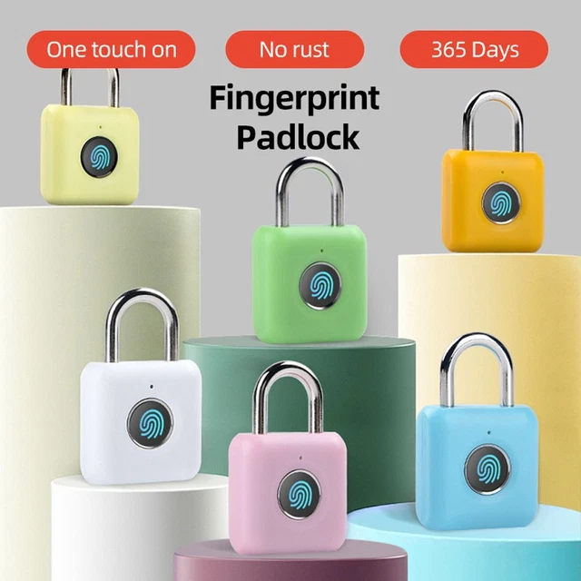 rapide Serrure intelligente Sans clé Cadenas d'empreinte digitale