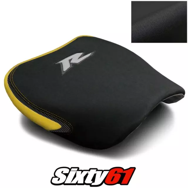 Suzuki TL1000R Seat Cover 1998-2003 Front Yellow Silver Luimoto Tec-Grip Suede