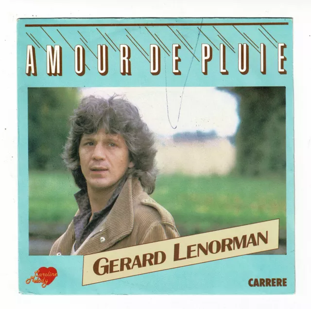 Gerardo Lenorman 45 Giri Sp Amour Di Pioggia - Essere Un Da - Carrere 49956 Per: