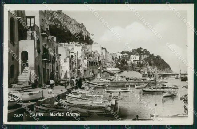 Napoli Capri Marina Grande Foto cartolina KV2410