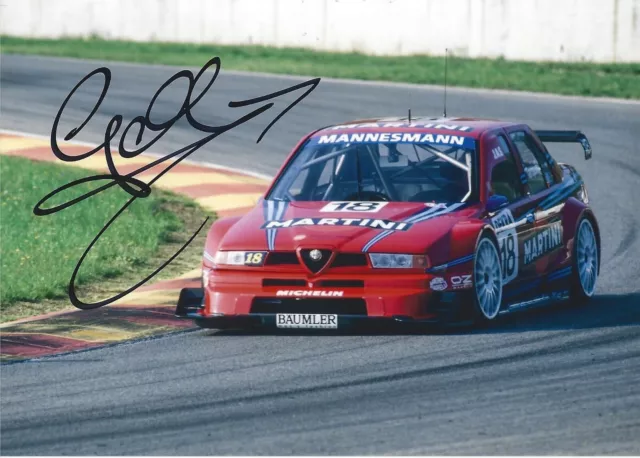 Gabriele Tarquini  - Alfa Romeo 155 V6 TI - DTM - 1996 - orginal signiert!