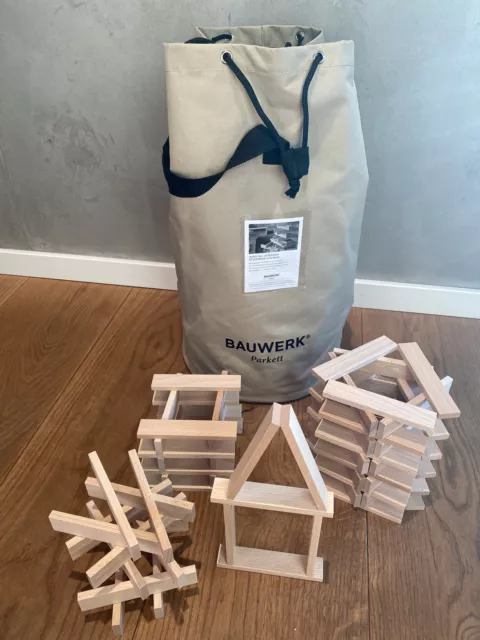 Bauwerk Klötzli Kinderholzspielzeug (Bauen,Natur,Öko,Bauklötze,Vollholz,Baustein