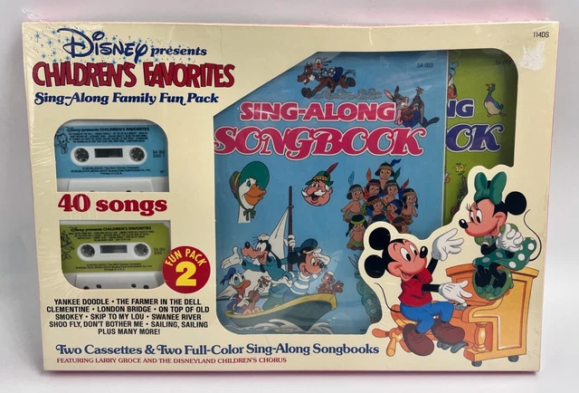 VINTAGE DISNEY'S READ Along Cassettes & Books Sing Along Songs Family ...