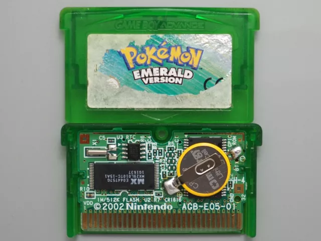 AUTHENTIC* Pokémon Emerald W/ Box And Inserts, No Manual