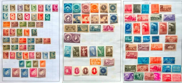Lot of Romania Year 1945-1951 Stamps MH/Used