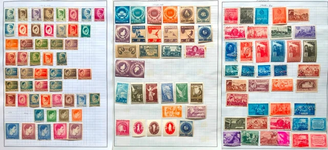 Lot of Romania Year 1945-1951 Stamps MH/Used