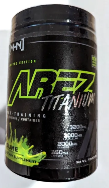 MHN Arez Titanium Pre Workout Powder .25 Servings. Free Shipping