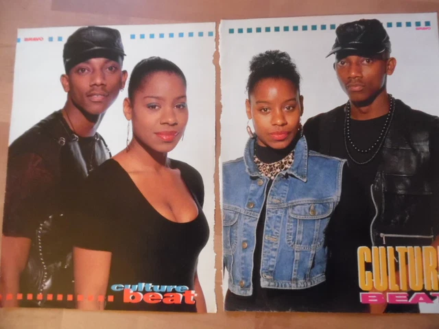2x CULTURE BEAT --- Bravo-A4 28 x 21 cm Clipping B 267
