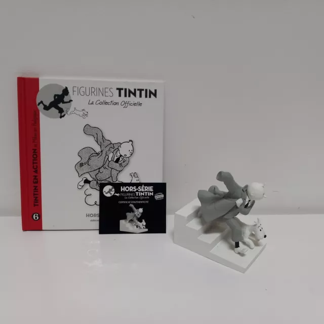 Figurine Tintin Collection Officielle  - Hors Serie - N° 6 - Tintin En Action -