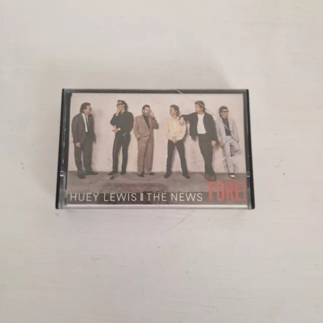 Huey Lewis And The News Fore! Cassette Album 1986