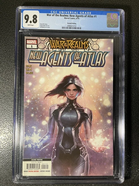 War of the Realms: New Agents of Atlas #1 CGC 9.8, 2nd Printing 3988421014
