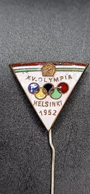 Olympic Games 1952 NOC Hungary Team Badge rare