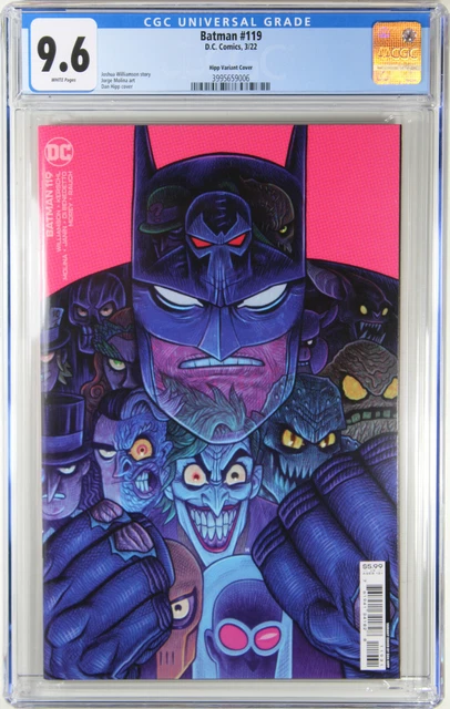 Batman #119 (Dan Hipp 1:25 Ratio Variant) Comic ~ Cgc Graded 9.6 Nm+