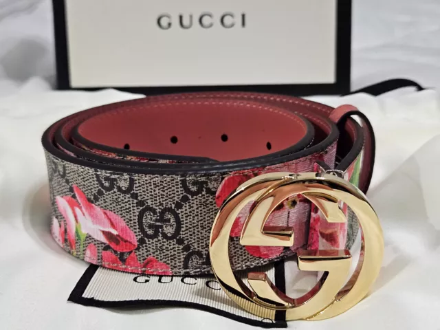 Gucci belt blooms hot sale
