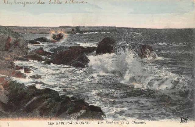 Les Sables d'Olonne les rochers de la chaume