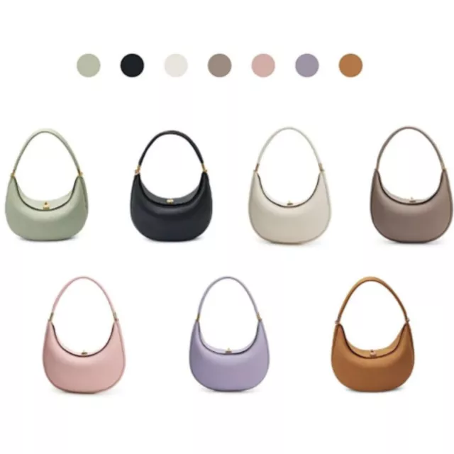 Songmont Luna Bag, Leather Crescent Bag for Women,Fashion Shoulder Underarm Bag