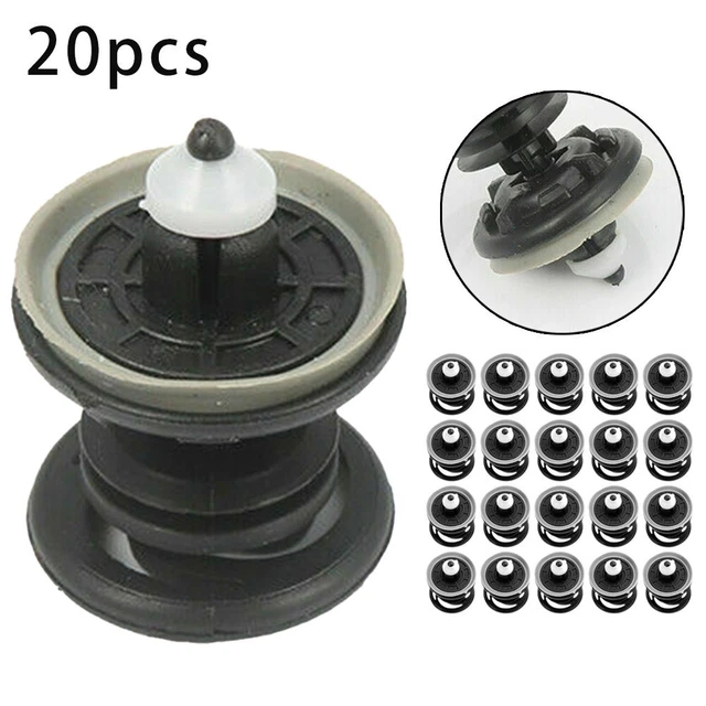 100 Clip Di Fissaggio Per Pannello Portiera Auto - Grigie, 17x20 Mm, Per Opel E Altri Modelli