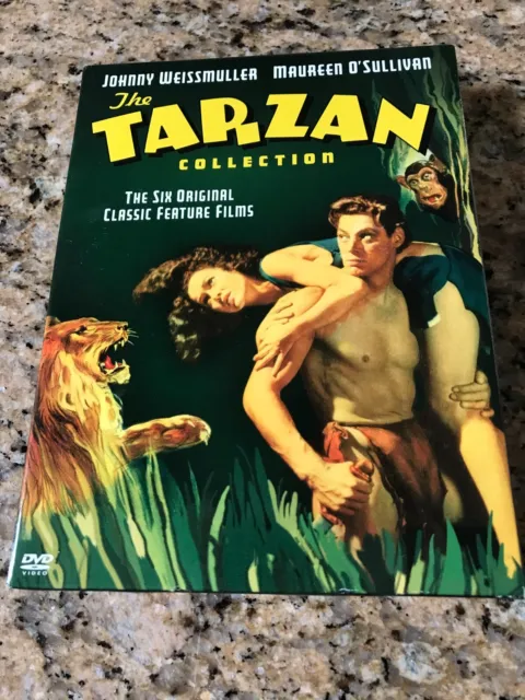 The Tarzan Collection (DVD 4-Disc Set) Like New. Johnny Weissmuller.