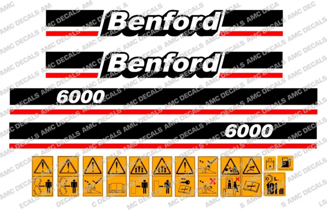 Benford 6000 Camion Benne Stickers