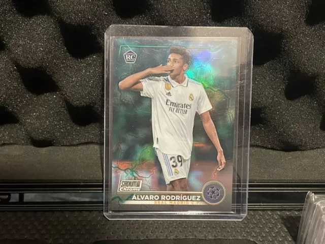 2023 Topps Stadium Club Chrome ALVARO RODRIGUEZ RC #/225 REAL MADRID