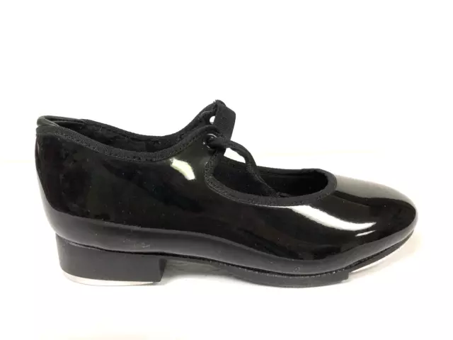 Capezio Kid's Tyette, Mary Jane Tap Shoes-Black, Girls' Size 3.5M.