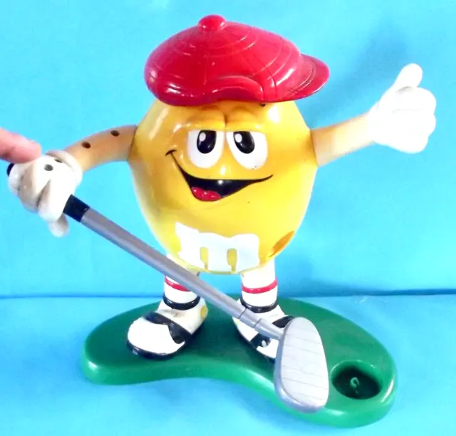 Sammlung M & M's Gelb Golf Zündverteiler Top Bonbons Schokolade Juke Dose
