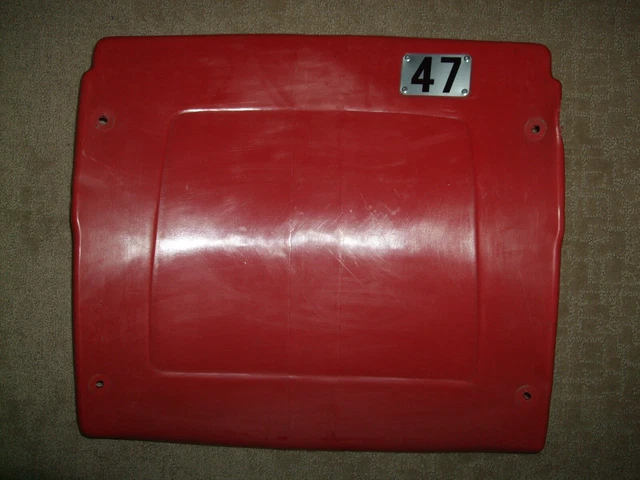 Busch Stadium seat back #47 Lee Smith  St Louis Cardinals  HOF