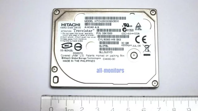 Creative Zen Vision W Hitachi 30gb ZIF Hard Drive w/New Firmware 1.10.01