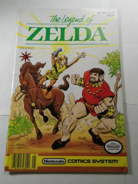 Nintendo Comics System Legend of Zelda #4 Valiant comic book