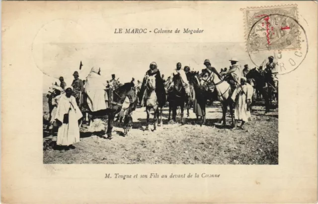 CPA AK Colonne de Mogador - M. Tougue et son Fils MAROC (1083476)