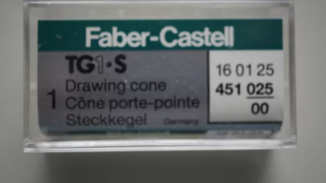 Original Faber-Castell Zeichenkegel  0,25 mm NEU/OVP