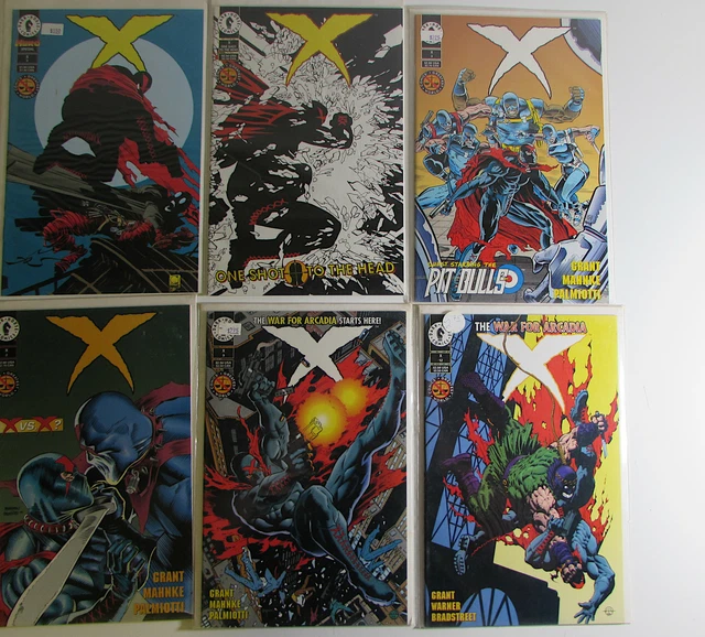 X Lot of 6 #2,3,9,12,One Shot Head,Special 2 Dark Horse (1994) 1st Print Comics
