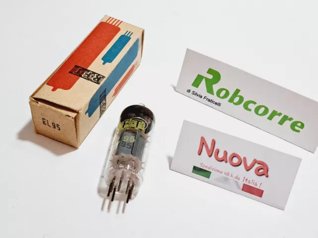 Antica Valvola Elettronica Electronic Tube Nuova RFT  EL95  Tv Radio