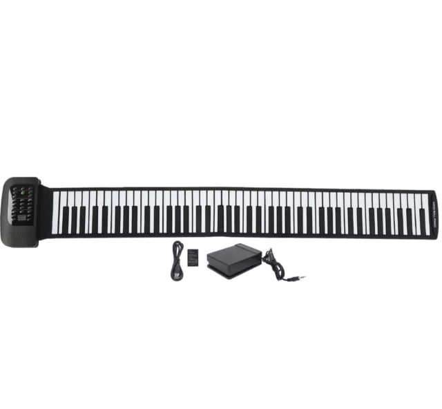 Roll up Piano 88 Keys Silicone Keyboards Hand Roll Piano