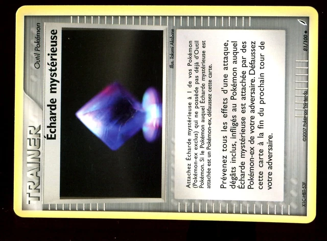 Pokemon Gardiens Cristal Unco N°  81/100 Echarde Mysterieuse