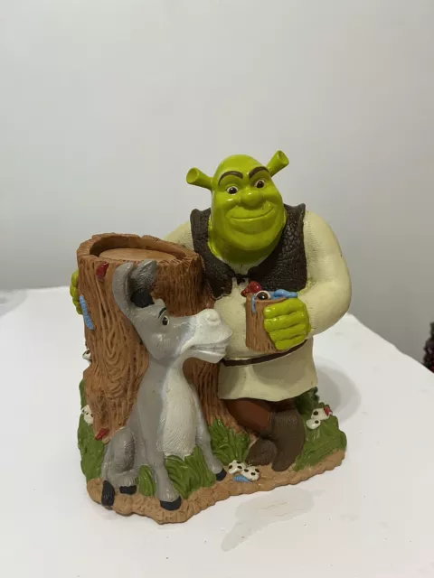 Shrek and Donkey Collectible Dixie Cup Holder Dispenser Decor 2004 Y2K RARE