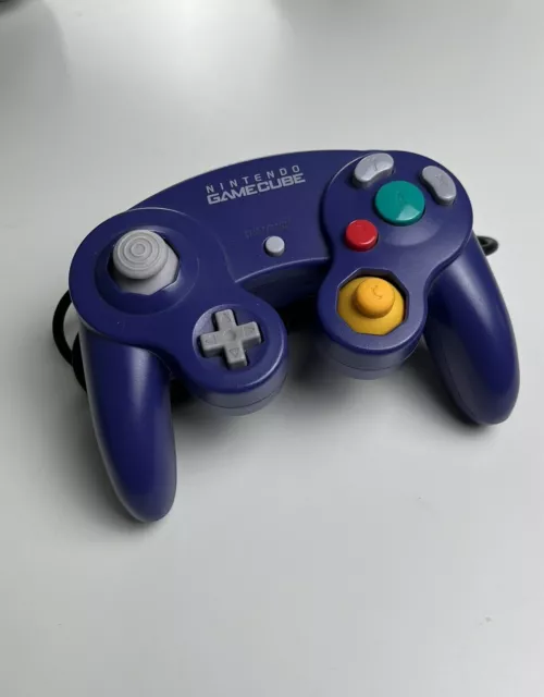 Nintendo Gamecube Controller Lila, getestet, Guter Zustand