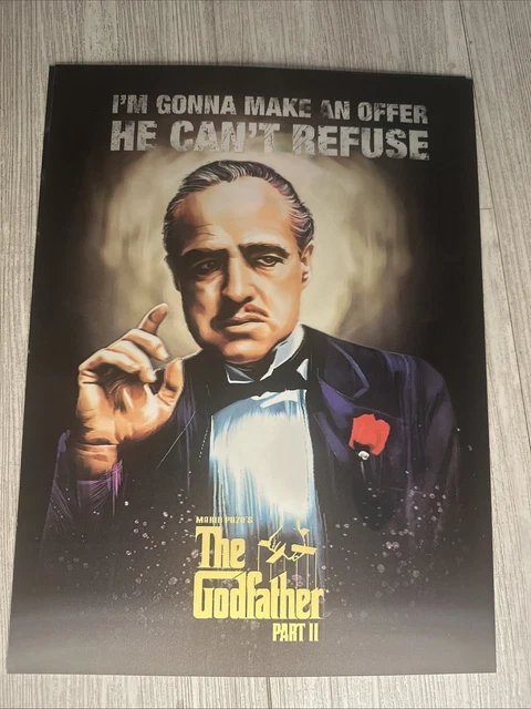 THE GODFATHER 3D Movie Poster Pop Culture Wall Art McFarlane Toys