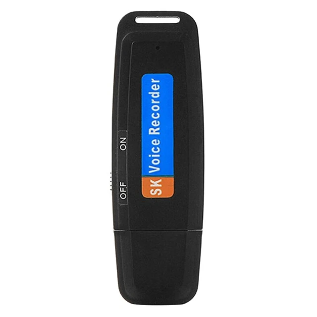 Portable Rechargeable U-Disk USB Digital Audio Voice Recorder Dictation L9T9