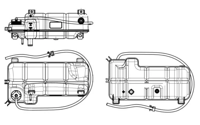 NRF Ausgleichsbehälter, Kühlmittel 454046 passend für IVECO