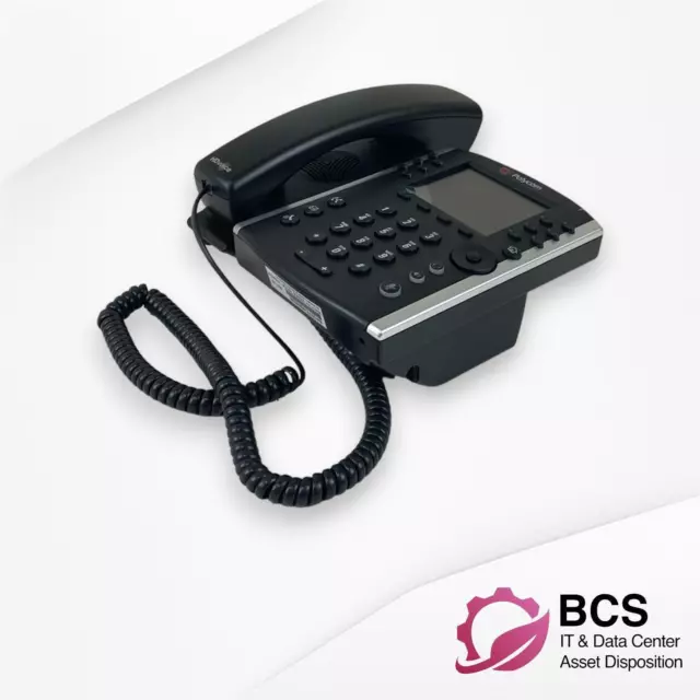 *POLYCOM VVX411 Business IP Phone 12-Line Gigabit PoE VOIP w/ Handset