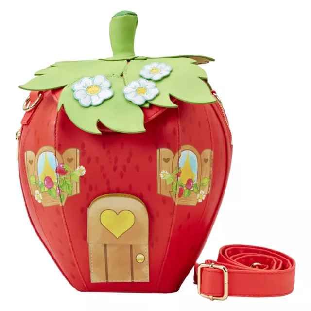 NWT Loungefly Strawberry Shortcake Strawberry House Crossbody Bag Purse NEW