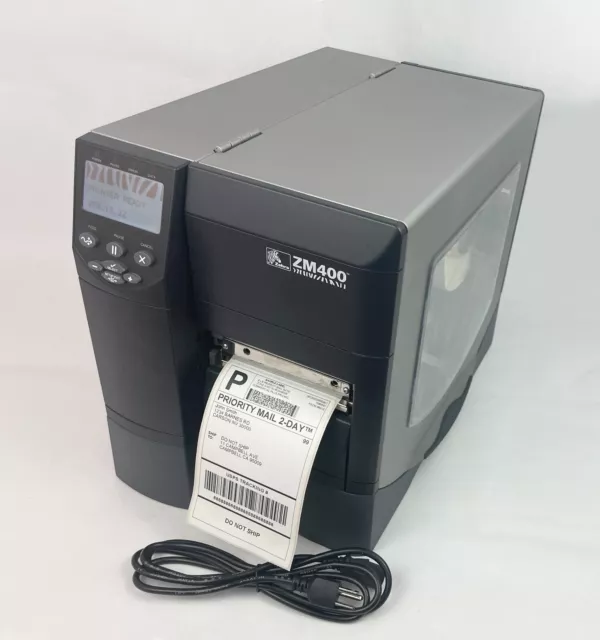 Zebra ZM400 Direct & Thermal Transfer Barcode Label Printer  (USB, Ethernet)