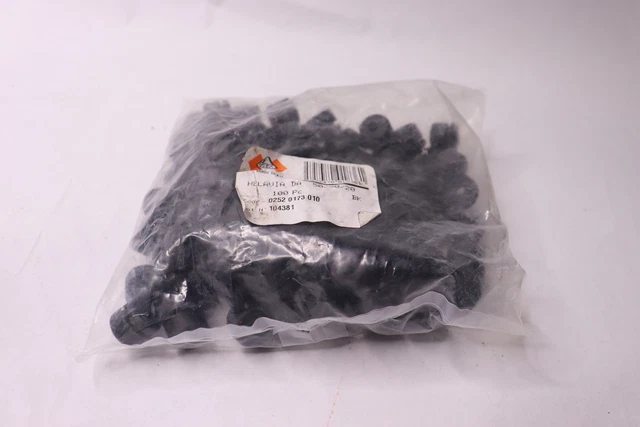 (100-Pk) SES Sterling Cable Wire Grommet Round Black Polychloroprene 02520173010