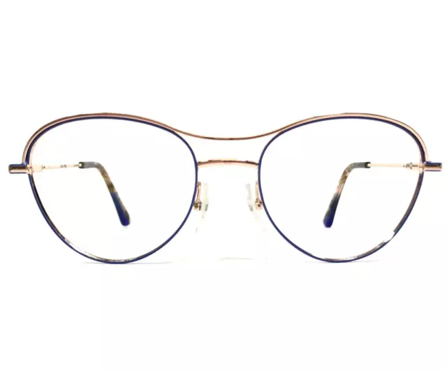 Etnia Eyeglasses Frames LIDA PKBL Blue Pink Rose Gold Cat Eye Round 52-18-140