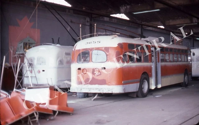Original 1978 Mexico City Trolley Bus Ste Kodachrome Slide #3655 Mexico