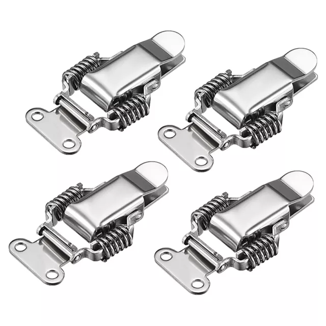 4pcs Cerrojos Abrazadera acero inox 201 con resorte Cierre basculante 95mm