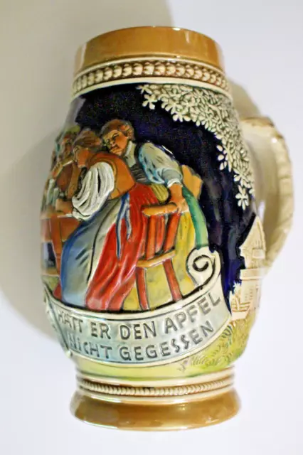 German Beer Stein Mug Germany Vintage Antique Rare Unique Item