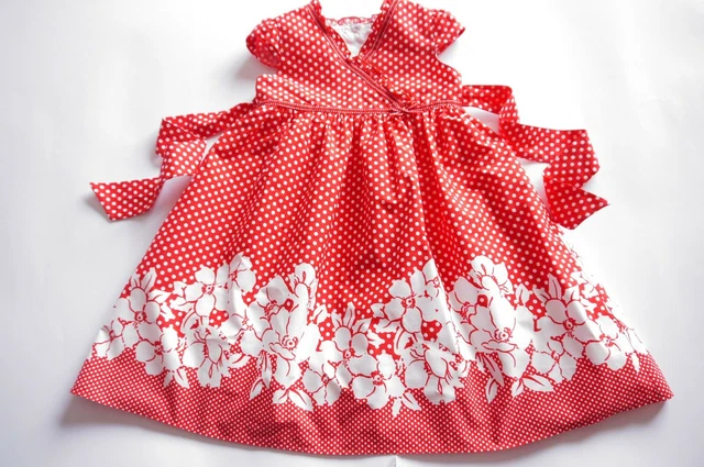 Abito Bambina  Nuovo Taglia 5 Anni Con Pois E Fiori