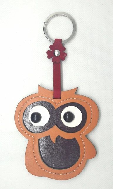 NICI Porte-clés Hibou Oscar Avec Tête Pivotante 10cm Marron